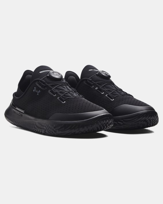 Unisex UA SlipSpeed™ Training Shoes, Black, pdpMainDesktop image number 3